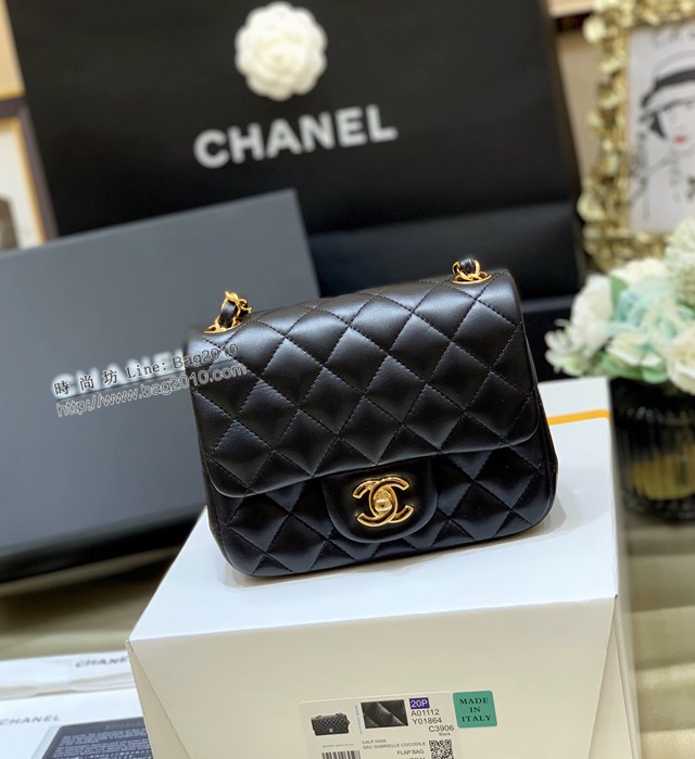 Chanel專櫃新款純原廠CF方胖子經典款Classic flap bag 香奈兒1115小羊皮鏈條肩背女包 djc4487